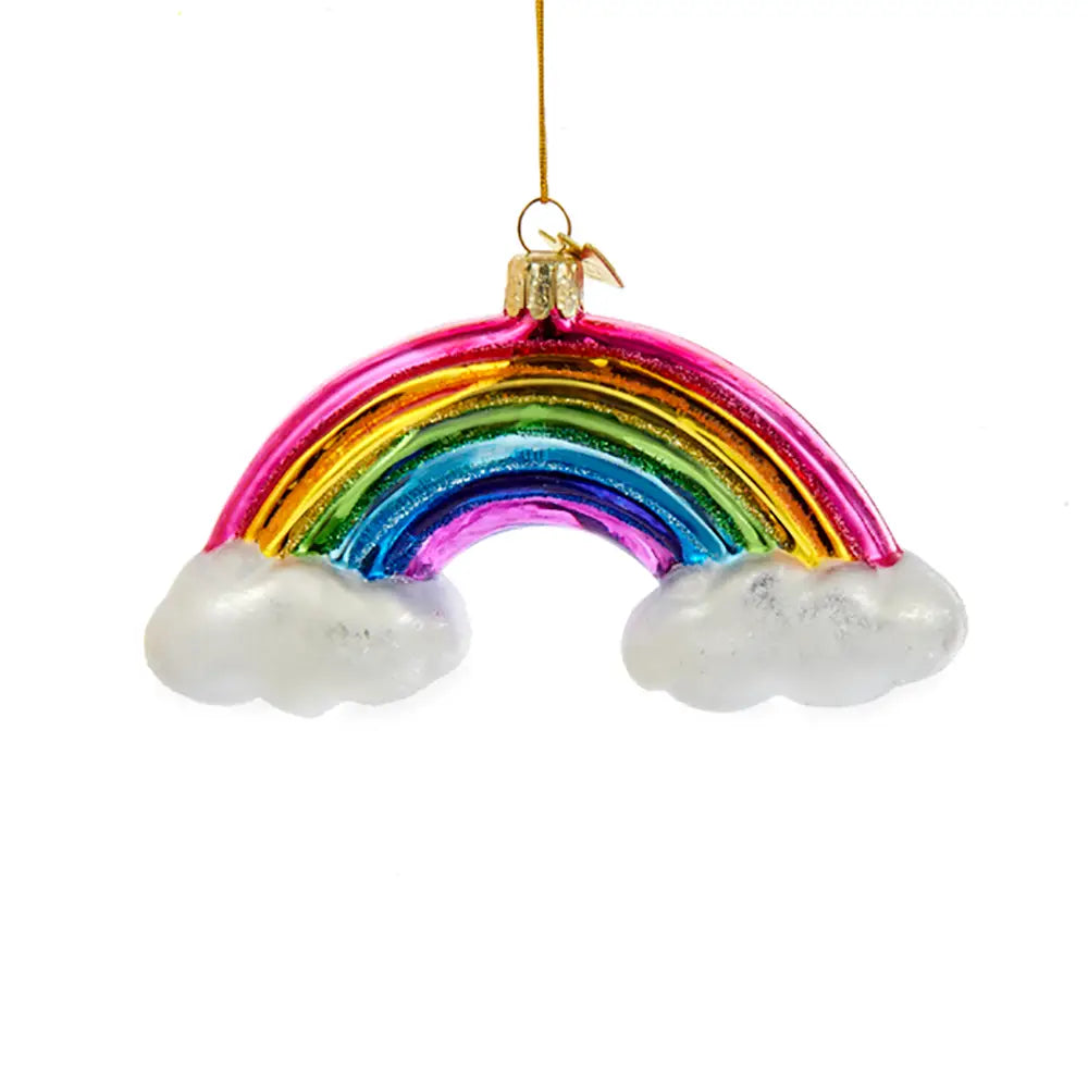Glass Rainbow Ornament