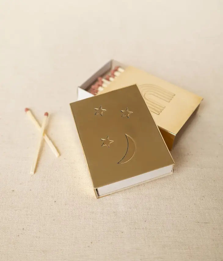 Moon + stars matchbox