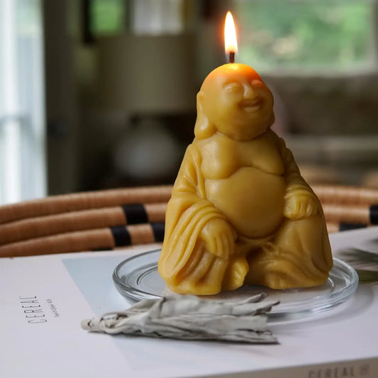 Beeswax Sitting Buddha