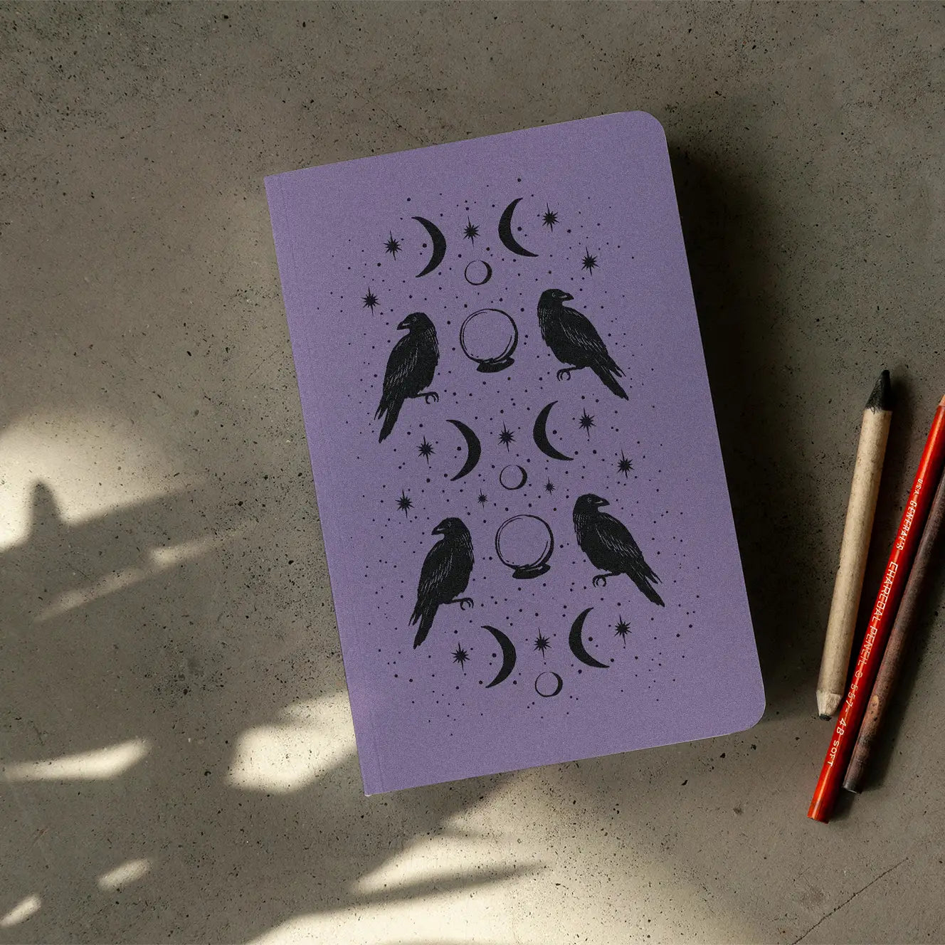 Raven of Fortune Layflat Journal Notebook