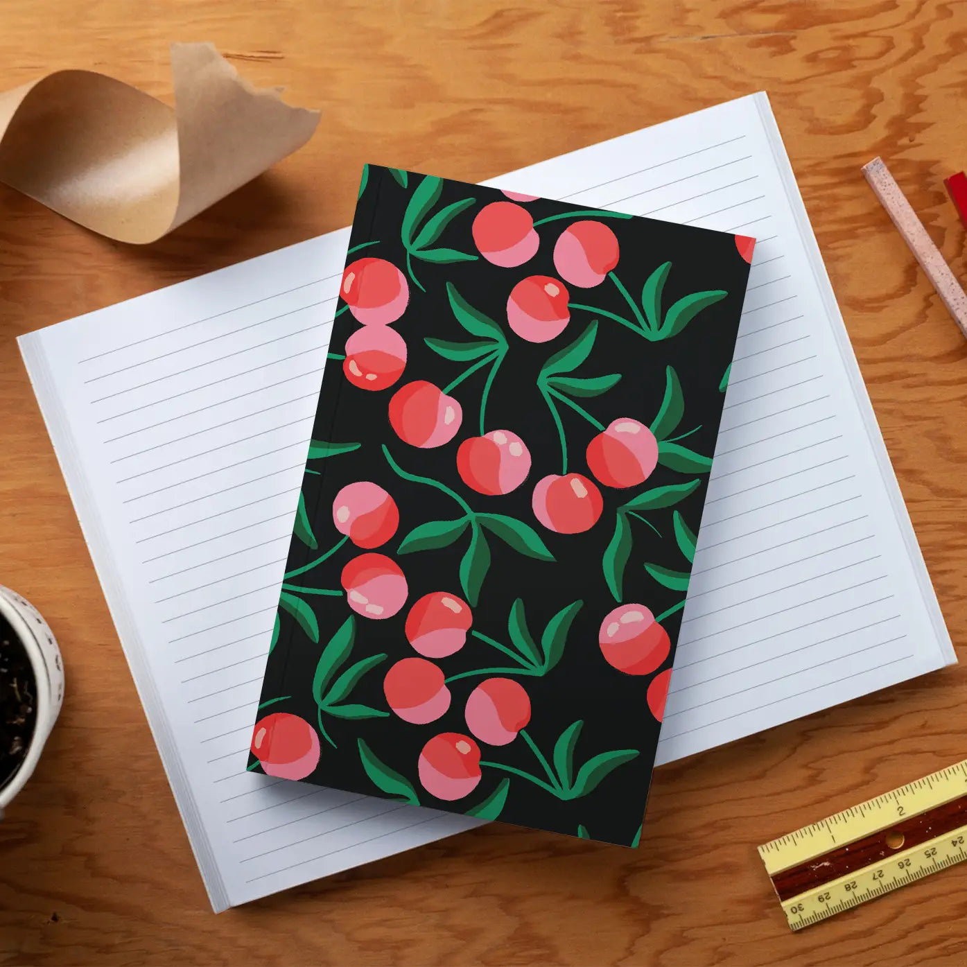 Cherries Classic Layflat Notebook