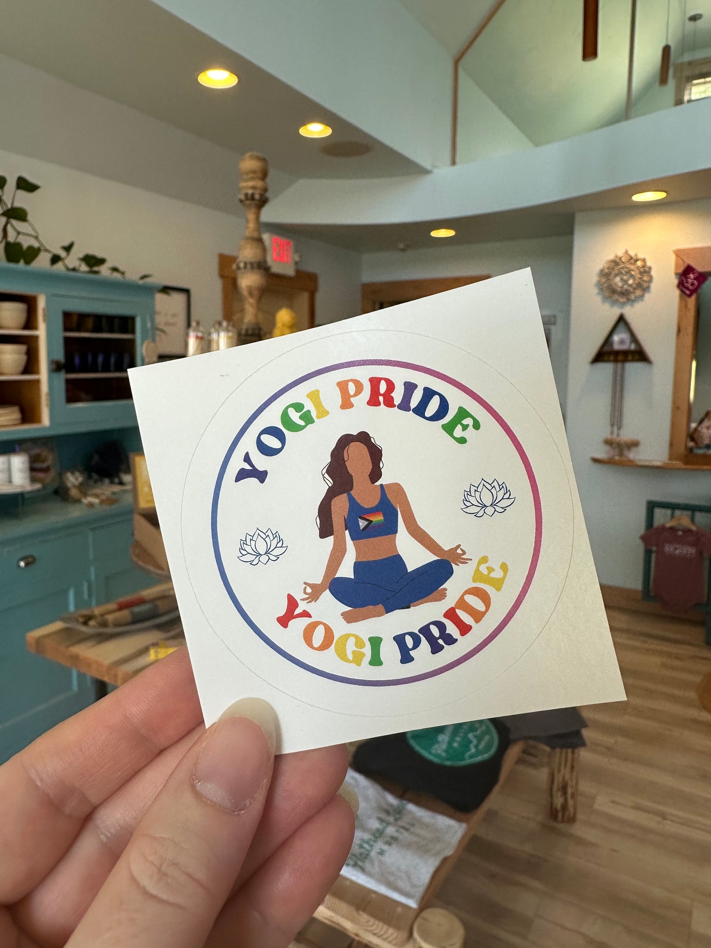 Yogi Pride Sticker