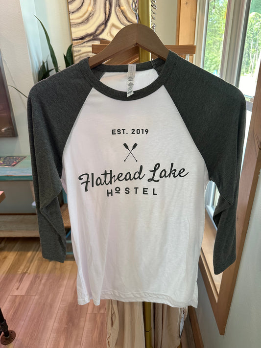 Flathead Lake Hostel Baseball Style Shirt