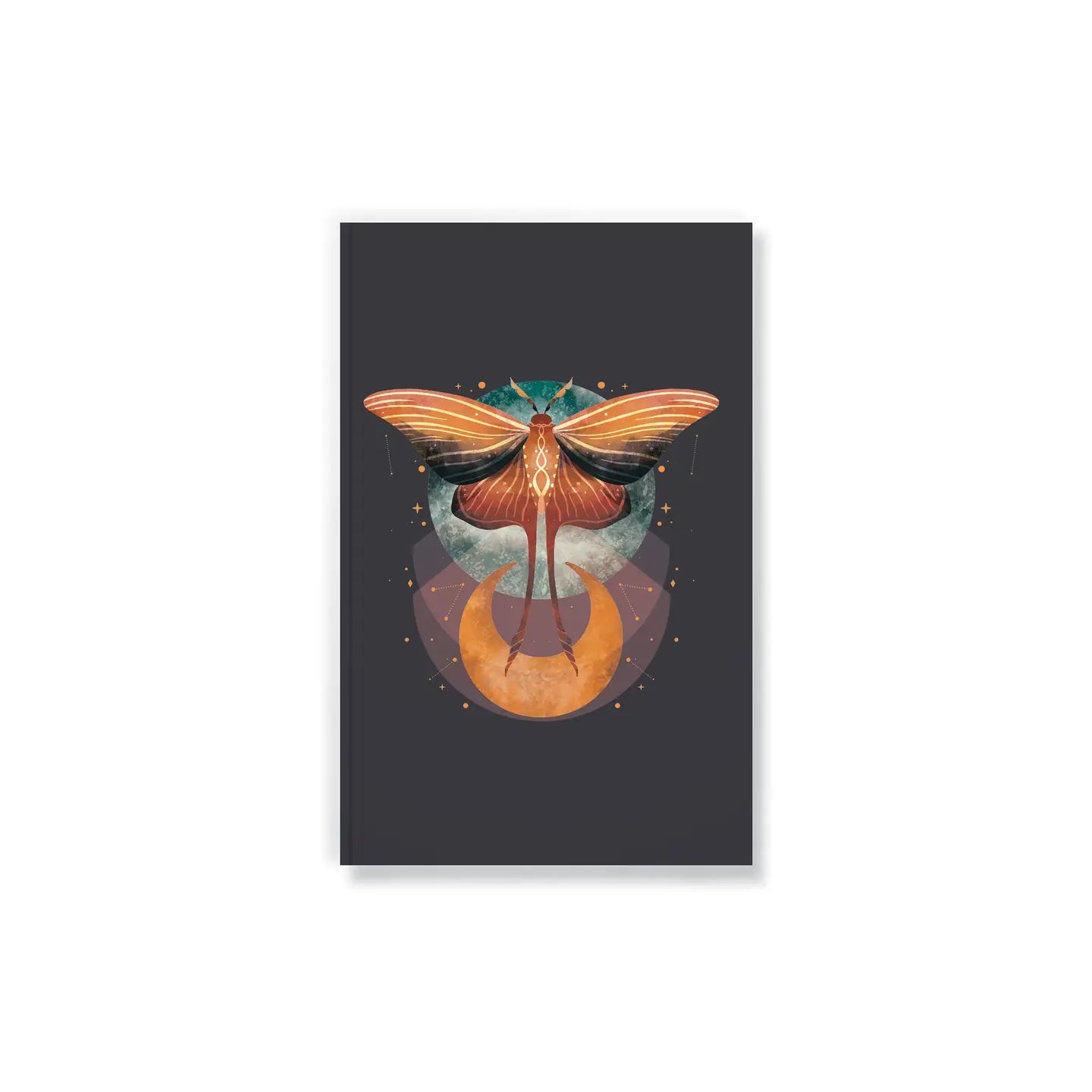 Cosmic Moth Layflat Journal Notebook