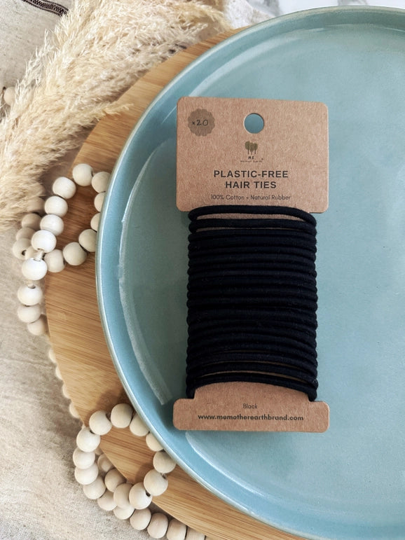 Plastic-Free Hair Ties