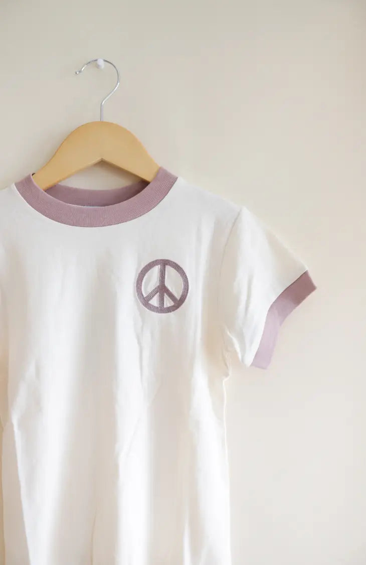 Purple Peace Kids Tee